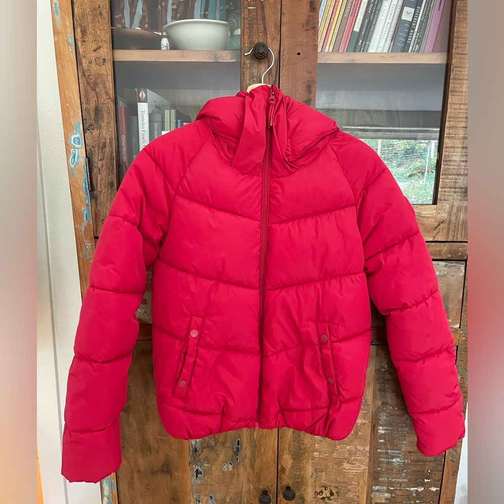 H&M Girls Red Puffer Jacket